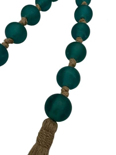 32" Glass Bead & Tassel Garland by Ashland®